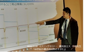 イブニングセミナー（横浜国大中尾先生）